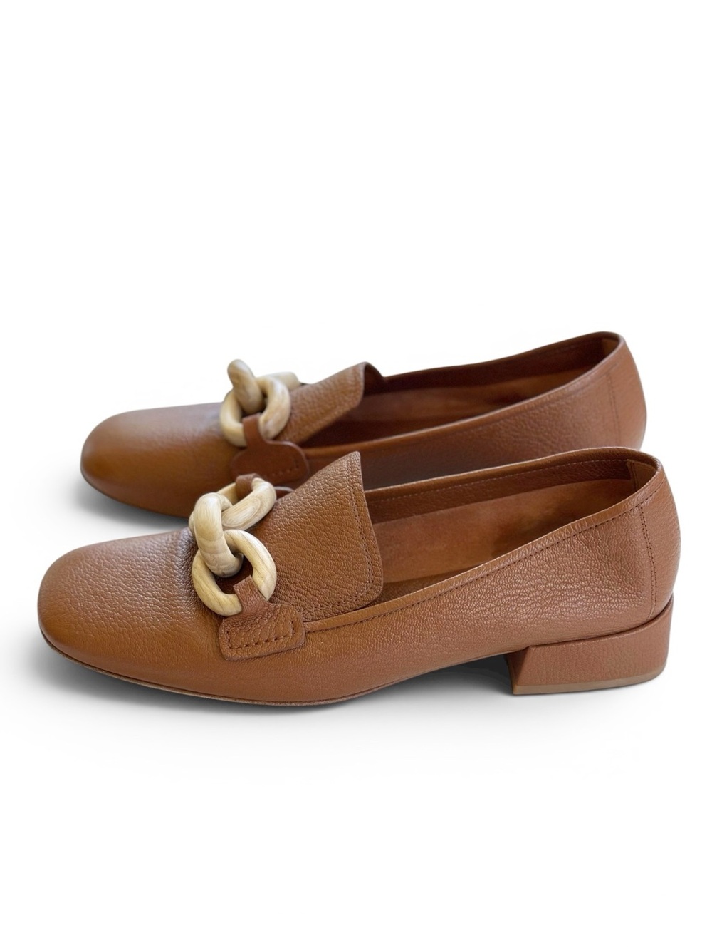 Pedro Garcia • Gizi Loafer In Saddle Petitgrain